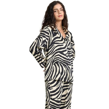 Luxurious Women's Silk Satin Pajamas Set with Pockets