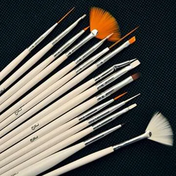 15-Piece Cake Decorating Brush & Pen Set for Creators