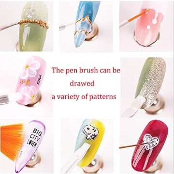 15-Piece Cake Decorating Brush & Pen Set for Creators