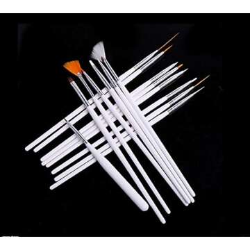 15-Piece Cake Decorating Brush & Pen Set for Creators