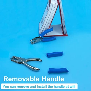 Durable Single Hole Puncher with Soft Grip Handle for Crafts