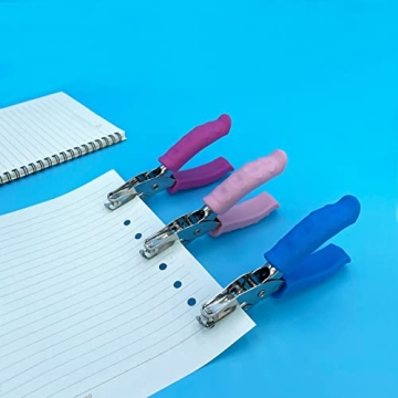 Durable Single Hole Puncher with Soft Grip Handle for Crafts