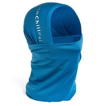 Chill Pal Neck Gaiter Face Mask Cooling Towel in Blue