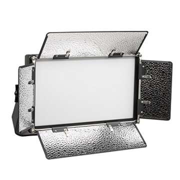 Ikan Lyra (2X) Bi-Color 3200K-5600K Soft Panel (2) 1 x Half Lighting Kit with Gold & V-Mount Battery...