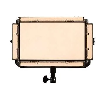 Ikan Lyra (2X) Bi-Color 3200K-5600K Soft Panel (2) 1 x Half Lighting Kit with Gold & V-Mount Battery Plate, Barn Dors, Stands and Case Included (LB5-2PT-KIT) - Black