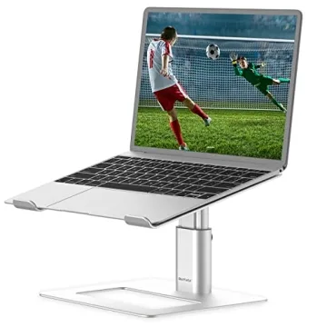 BoYata Laptop Stand - Ergonomic Aluminum Height Adjustable Computer Stand Laptop Riser Holder