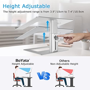 BoYata Laptop Stand - Adjustable, Ergonomic Design