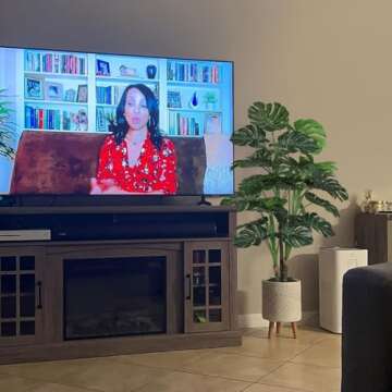 Aveyas 54'' Tall Large Artificial Monstera Deliciosa Plants, 4.5 Feet Faux Swiss Cheese Floor Plants Fake Tropical Silk Tree with Pot for Indoor Outdoor Office House Living Room Home Decor