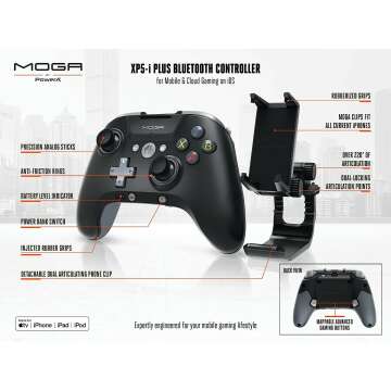 PowerA MOGA XP5-i Plus Controller for iOS & Cloud Gaming