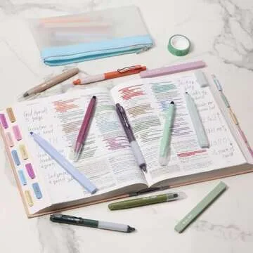 Mr. Pen - 18 Aesthetic Highlighters & Gel Pens Set