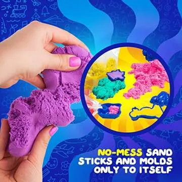 LITTLE CHUBBY ONE 8 Color Play Sand Set for Kids