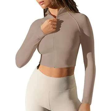 Stylish LASLULU Cropped Workout Top - Perfect for Gym & Casual Wear