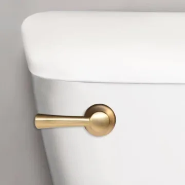 Korky StrongARM Tank Lever Brushed Gold Finish for All Toilets