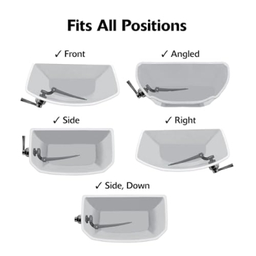 Korky StrongARM Tank Lever Brushed Gold Finish for All Toilets