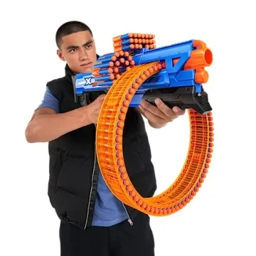 X-Shot Insanity Mad Mega Blaster with 72 Darts for Ultimate Fun