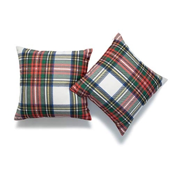 Buy Hofdeco Gray Plaid Throw Pillow Cover Set of 2