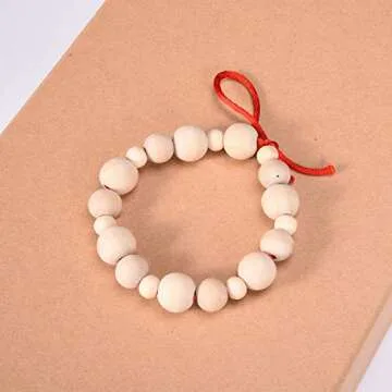 Outus 300 Natural Wood Beads for Creative Crafting