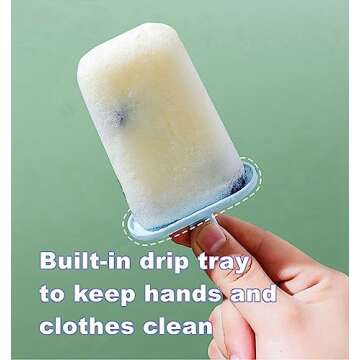BPA Free Popsicle Molds Set for Healthy Treats