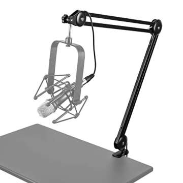 Rode 2X PodMic Dynamic Podcasting Microphones Bundle with 2X Broadcast Arms with Internal Springs and Integrated 10' XLR Cables, 2X High-Performance Closed-Back Studio Monitor Headphones (6 Products)