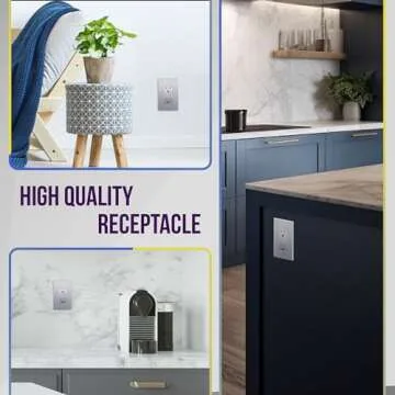 ENERLITES Elite Decorator Outlet - Stylish & Safe Upgrade