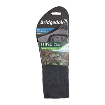 Bridgedale HIKE Midweight Boot Socks for Ultimate Comfort