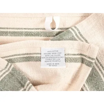 Stylish KAF Home Natural Farmhouse Kitchen Towels - Set of 4