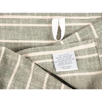 Stylish KAF Home Natural Farmhouse Kitchen Towels - Set of 4