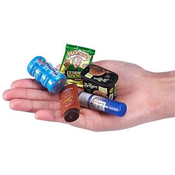 5 Surprise Mini Brands (2 Pack) Series 1 by ZURU Amazon Exclusive Mystery Real Miniature Collectible Toy Capsule (PVC Tube Packaging), Gold