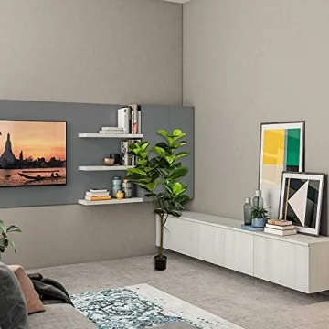 Realistic 5 Feet Artificial Fiddle Leaf Fig Tree for Decor