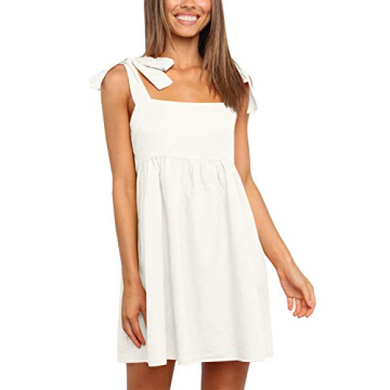 Clarisbelle Beach Tie Strap Mini Dress for Summer Fun