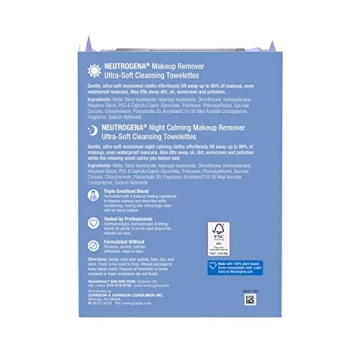 Neutrogena Day & Night Makeup Remover Wipes, 75 ct