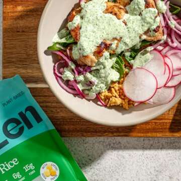 Kaizen Low Carb Keto Rice - Gluten-Free, High Protein (20g), Keto Friendly, Plant Based, Made with High Fiber Lupin Flour - 8 ounces (Pack of 3)