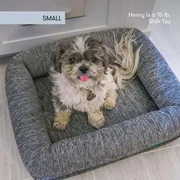 Newton Orthopedic Pet Bed - Washable Dog Bed for Small Dogs, Puppy Bed, Crate Bed, with Removable & Breathable Dog Bed Cover, Comfy & Durable Dog Bed for Small to Large Dogs, Dog Essentials, Small