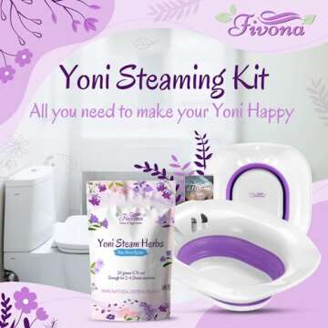 Fivona Yoni Steaming Kit for Home Detox and Relaxation