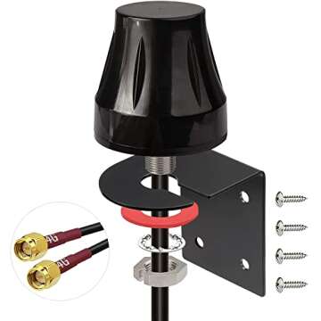 Bingfu 4G LTE SMA Male MIMO Antenna - Outdoor Waterproof Antenna for 4G LTE Wireless Router, CPE & S...