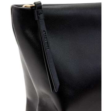AllSaints Bettina Leather Clutch Bag - Chic & Stylish