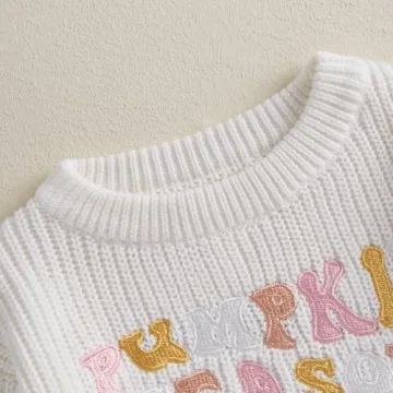 Soft Toddler Knit Pumpkin Sweater for Fall Fun