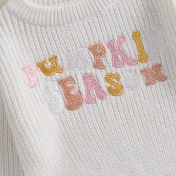 Soft Toddler Knit Pumpkin Sweater for Fall Fun