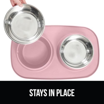 Versatile Waterproof Silicone Dog & Cat Bowls Set