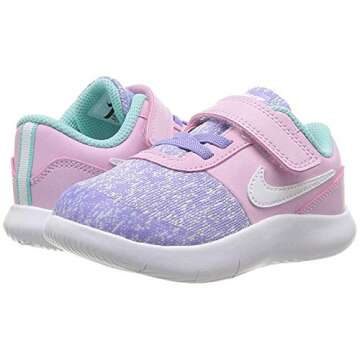 Nike Girls 4-10 Flex Contact Unicorn Sneakers (7M Toddler, Ocnbls/White)