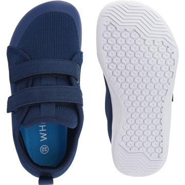 WHITIN Kids Wide Barefoot Shoes - Comfortable Minimalist Sneakers