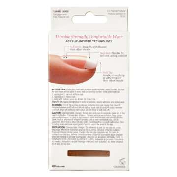 Kiss Salon Acrylic French Kit Team Player Long (2 Pack)