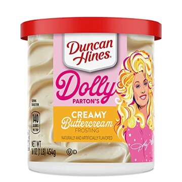 Duncan Hine's Dolly Parton's Favorite Southern-Style Coconut Cake Mix Set! Flavored With Vanilla Frosting! Easy To Make Deliciously Moist At Home! Choose Your Flavor! (Coconut), 2 Piece Set