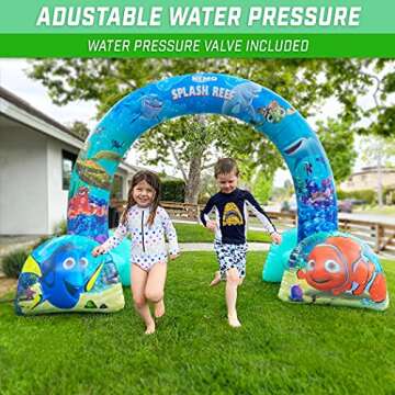 GoFloats Disney Inflatable Arch Sprinkler for Kids