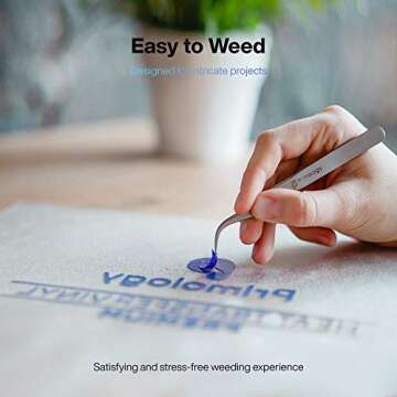 Primology Heat Transfer Vinyl: 10 Pack 12" x 10" Premium Glitter Iron On Vinyl, HTV Vinyl for T-Shirts - HTV for Cricut, Silhouette Cameo, Heat Press Machine