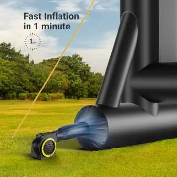 Amada 14 Feet Outdoor Inflatable Movie Screen for Fun