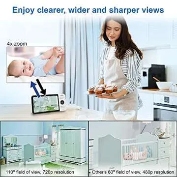 VTech VM818HD Baby Monitor | 720p HD, Night Light & More