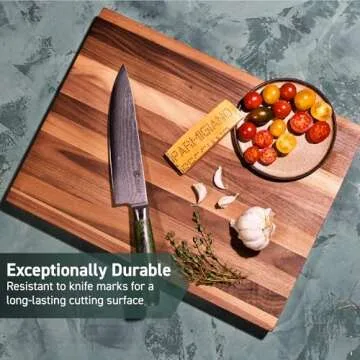 HexClad Walnut Cutting Board for Cooking and Serving