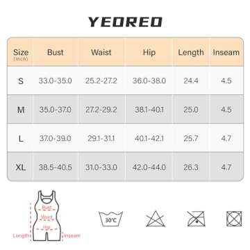 YEOREO Backless Tummy Control Jumpsuits for Women One Piece Workout Jumpsuits Sleeveless V Back Lizvette Scrunch Yoga Rompers Blue L