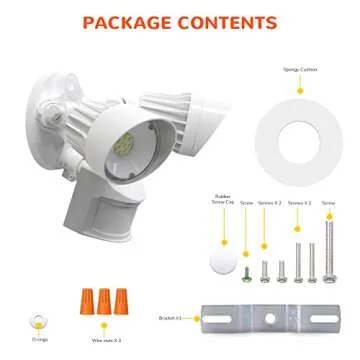 JJC LED Motion Sensor Flood Light for Outdoor Use